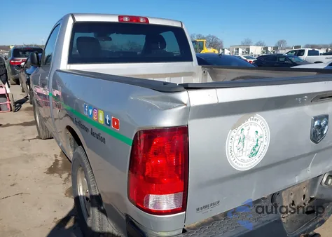 2014 Ram 1500 Tradesman из США, поврежденный, VIN 3C6JR6AG8EG331492